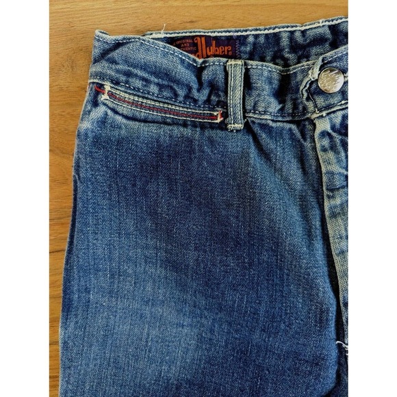 Vintage 1970s LANDLUBBER High Waist Flare Jeans BELL BOTTOM Made in USA B3 - Picture 6 of 16